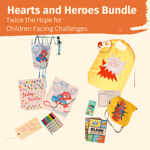 Hearts and Heroes Bundle: Twice the Hope for Children Facing Challenges - Healing Hearts and Hopeful Heroes Kit