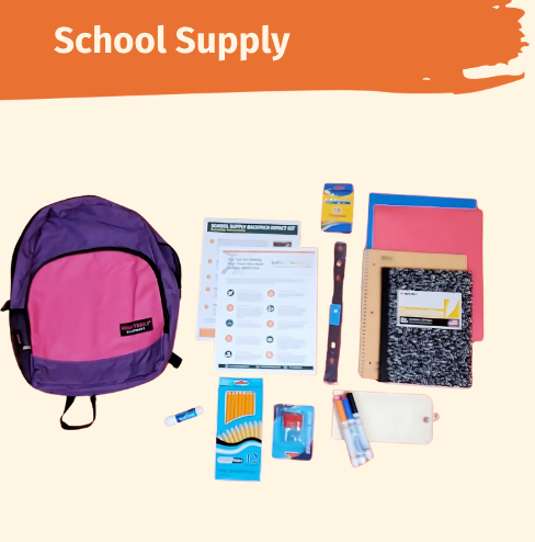 School Supply Impact Kit Components